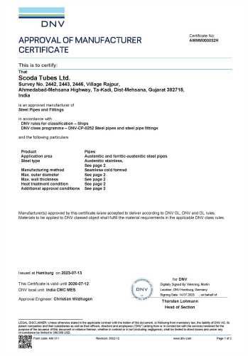 DNV Approval